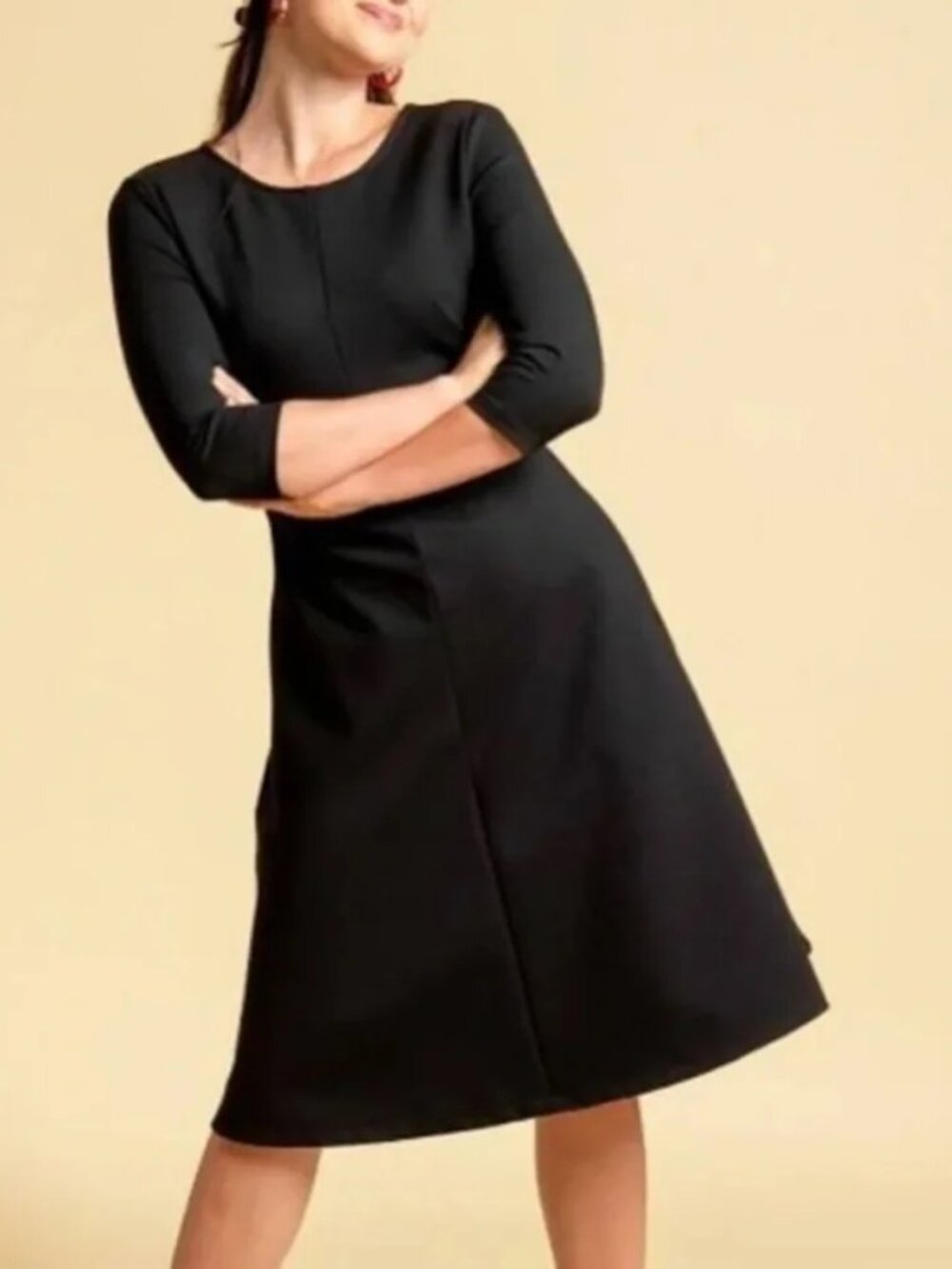 New Betabrand Black ReadySetGo! Dress Small